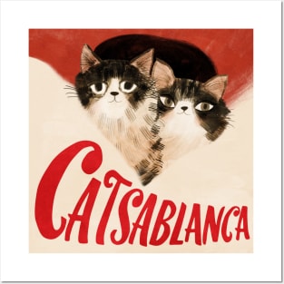 Catsablanca Posters and Art